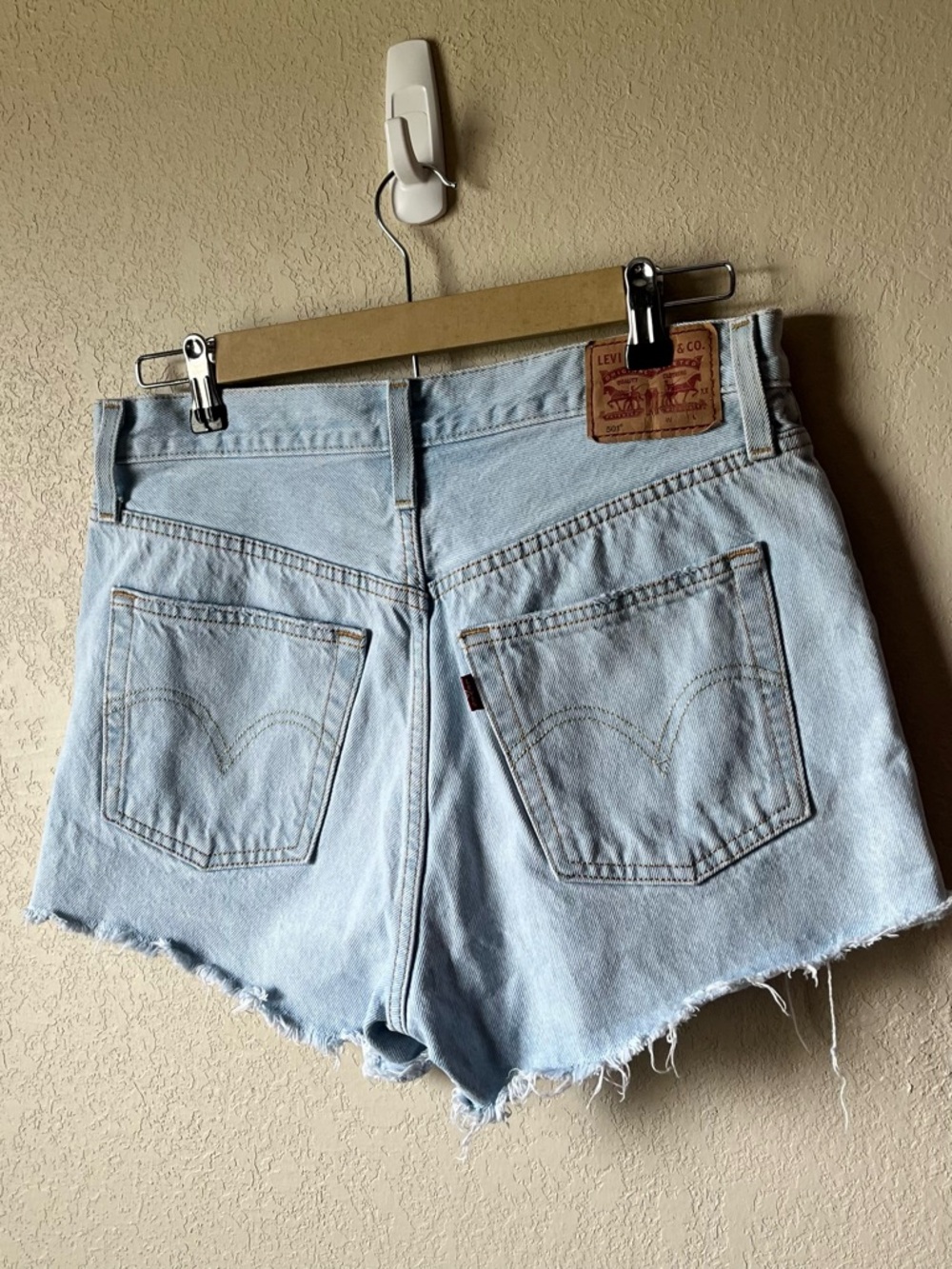 Levi's 501 Women's Light Blue Denim Cutoff Shorts